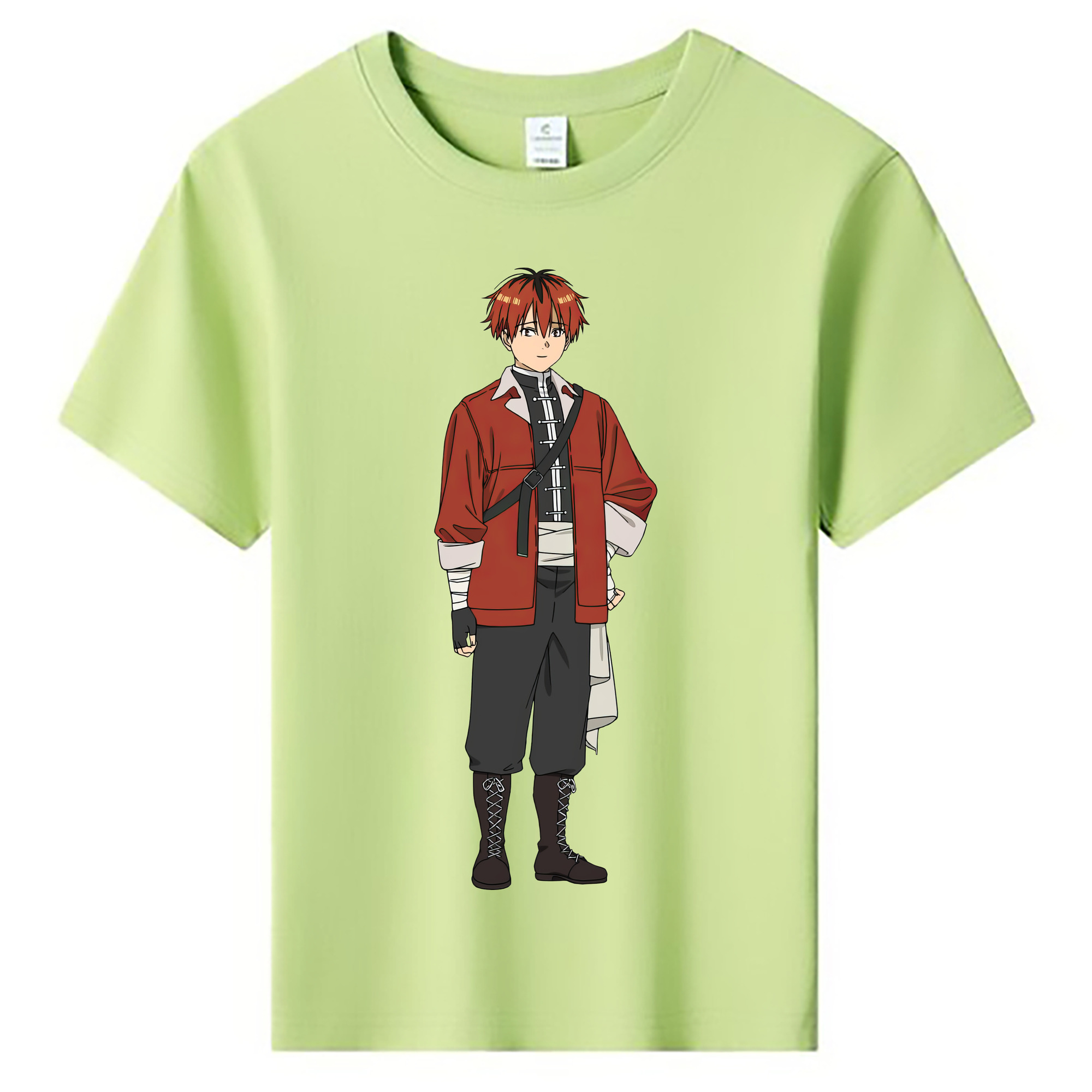 （画像用） 葬送のフリーレン Frieren 綿100％キッズTシャツ（フロントプリント）